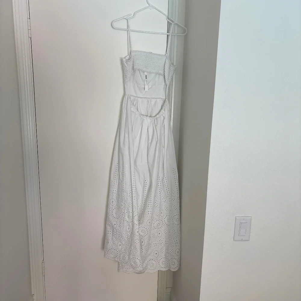 Susana Monaco Embroidered Poplin Open Back Dress - Picture 9 of 10